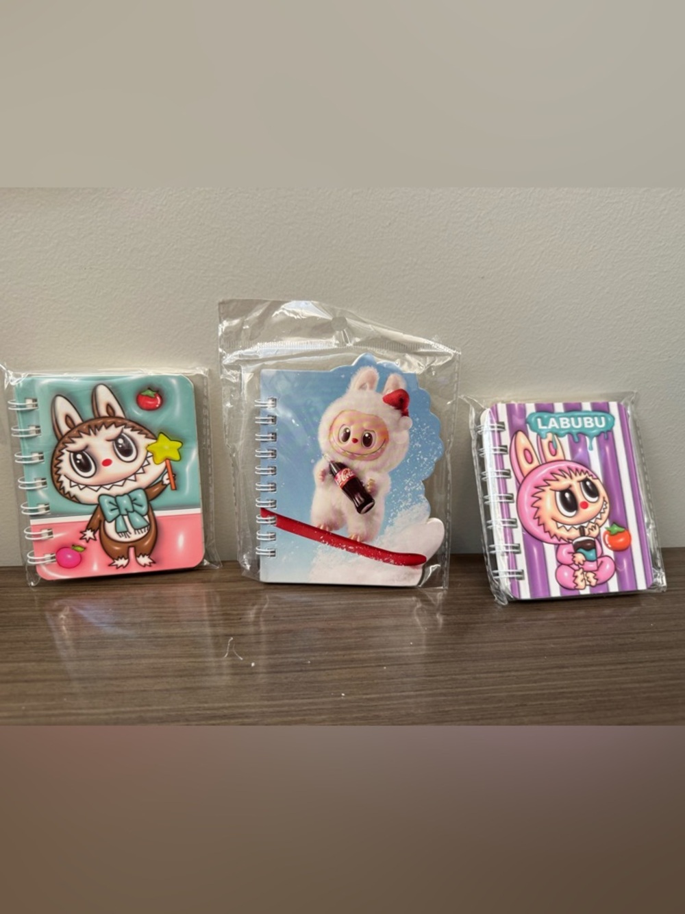 Labubu Mini Notebooks - Set of 3